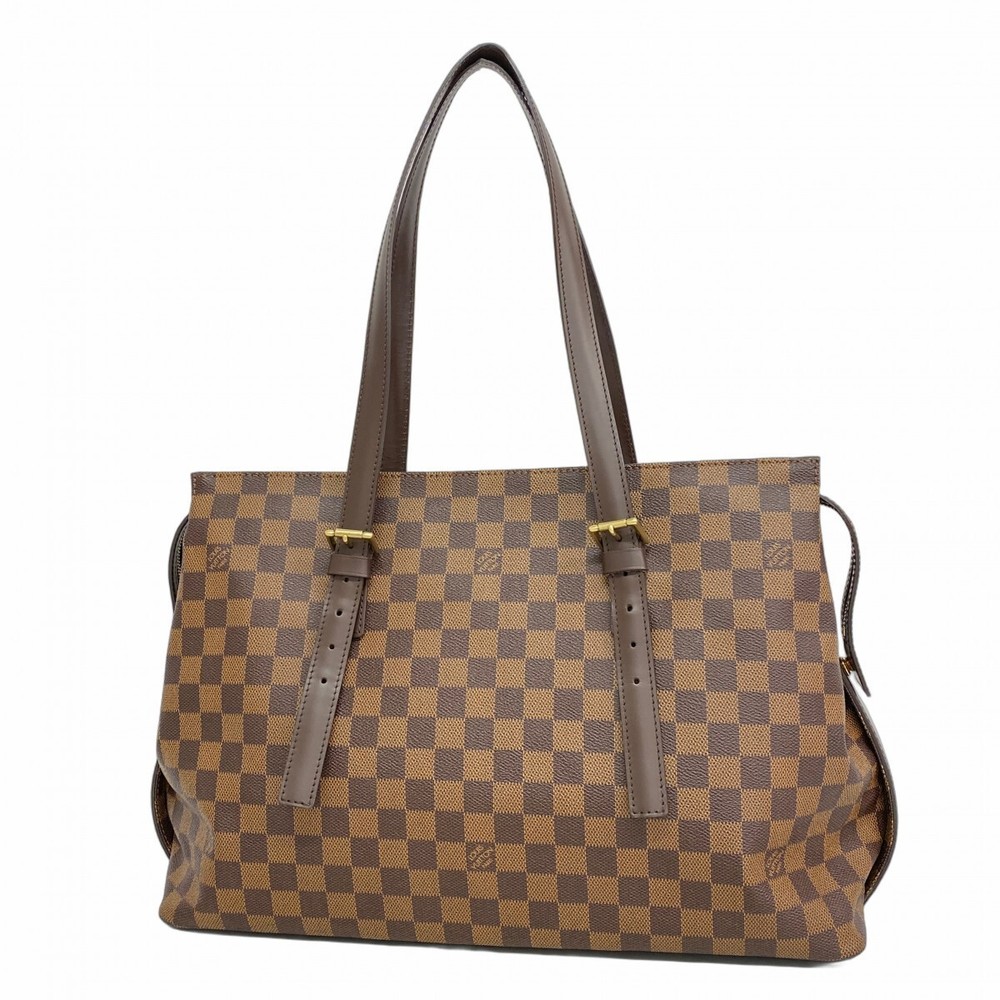 Louis Vuitton Damier Chelsea Ebene Shoulder Bag N51119 475241