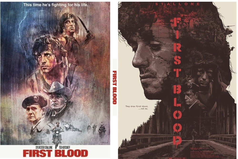 First Blood customized steelbook case only, no disc