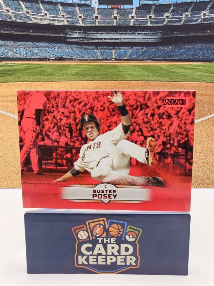 2025 Topps Stadium Club Red #133 Buster Posey San Francisco Giants