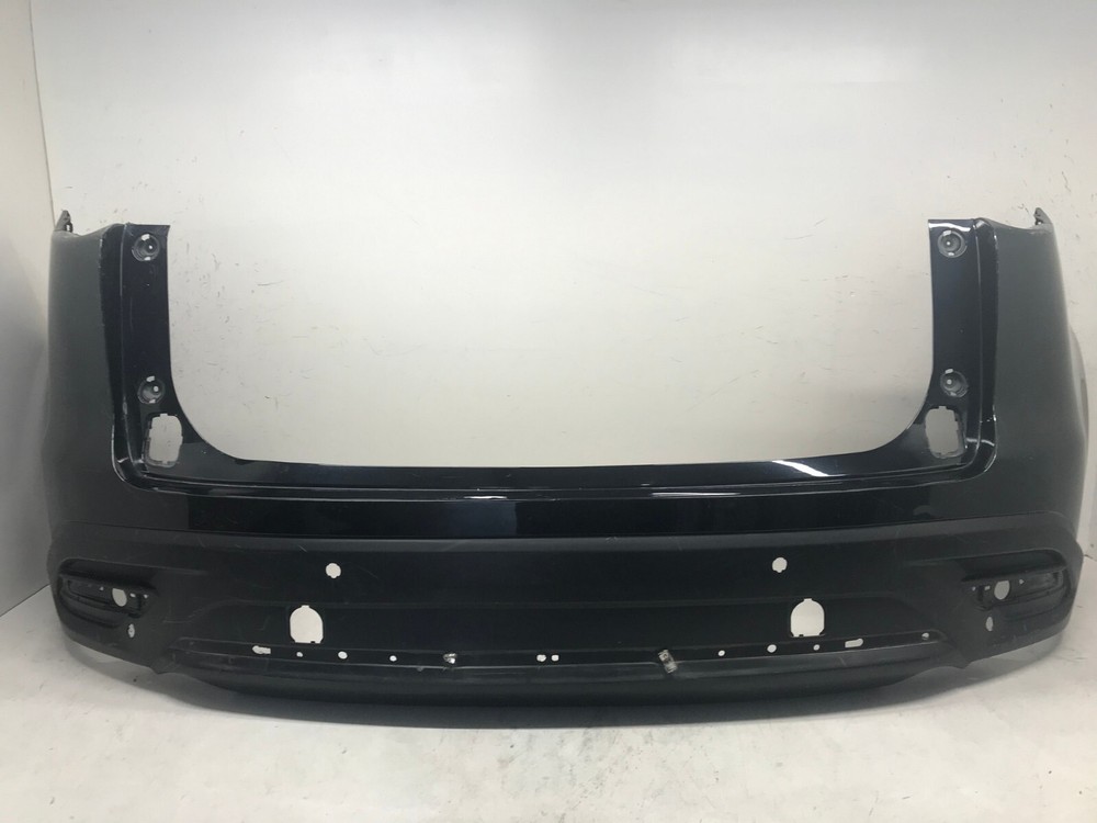 Black Rear Bumper Cover for Mazda CX-9 Sport/Touring 2016-2018 with Sensor Holes OEM Fit