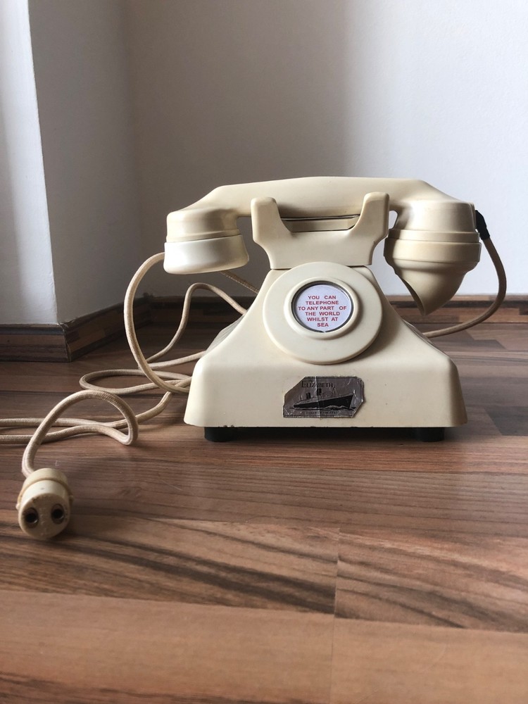 RMS QUEEN ELIZABETH • First Class Cabin Telephone