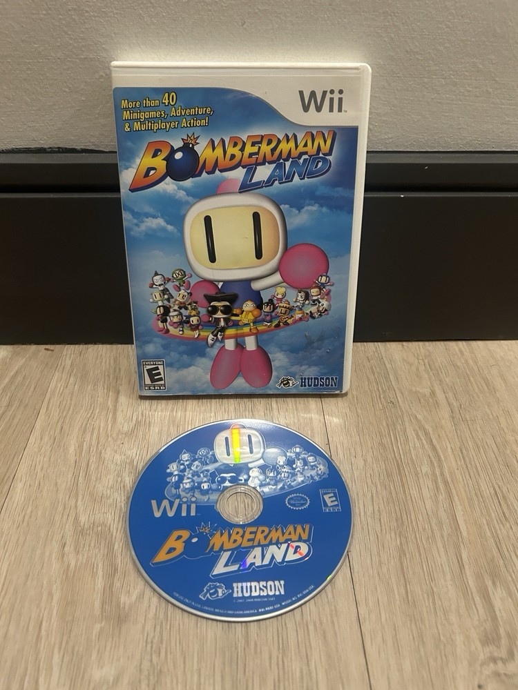 Nintendo Wii Bomberman Land 2008 Tested Working Great