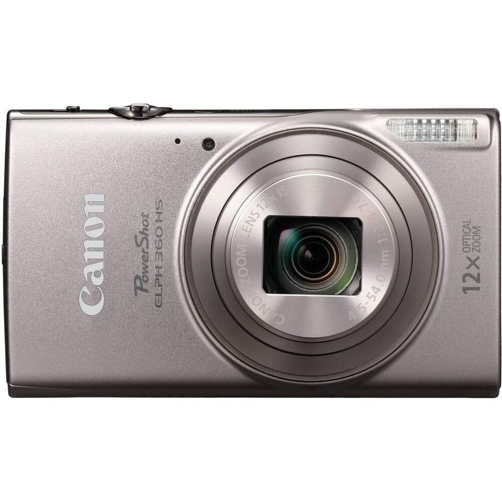 Canon PowerShot ELPH 360 HS/ IXUS 285 HS Digital Camera 12X Optical Zoom Silver