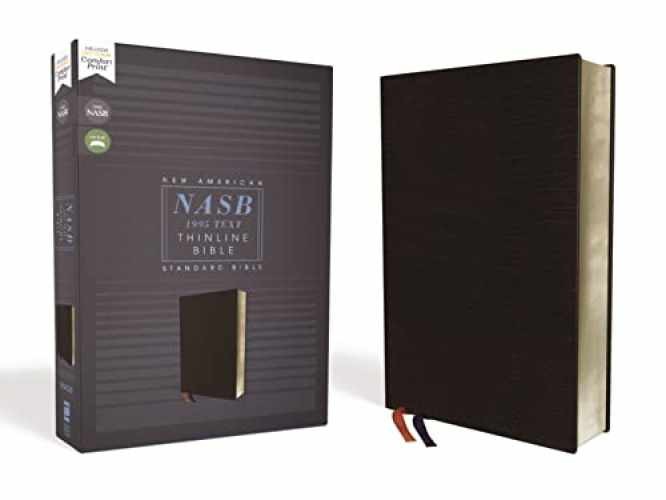 NASB, Thinline Bible, Bonded Leather, - Bonded Leather, by Zondervan - Very Good