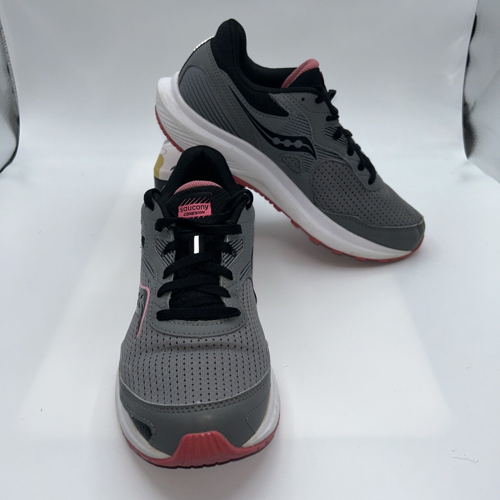 Saucony Womens Cohesion 16 S10781-15 Gray Running Shoes Sneakers Size 9 M
