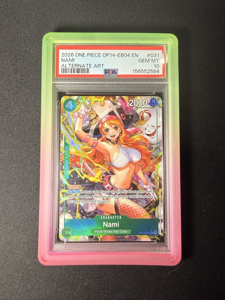 Nami (Alternate Art) OP14-031 The Azure Sea's Seven Foil
