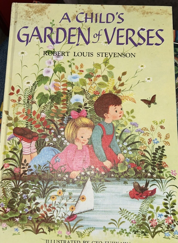 1957 A CHILD'S GARDEN OF VERSES, Robert Louis Stevenson Grosser & Dunlap Illus.