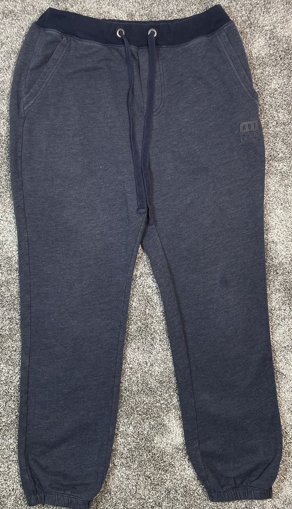 Aeropostale Sweatpants Mens Medium Blue AERO NY 87 Joggers
