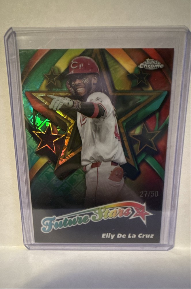 2025 Topps Chrome - Future Stars Elly De La Cruz #FS-7 Gold Refractor /50