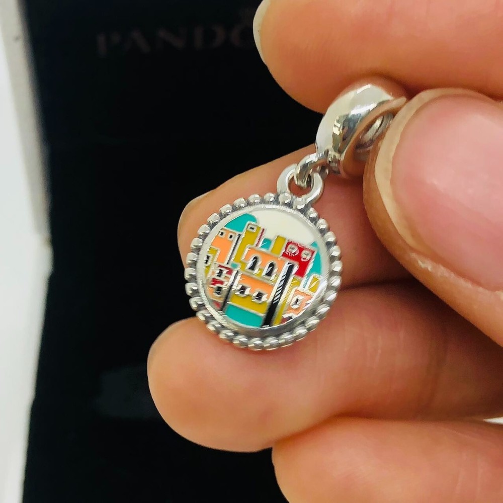 Rare Pandora Brasil Brazil Country Rocinha Rio Favela Dangle Exclusive Charm