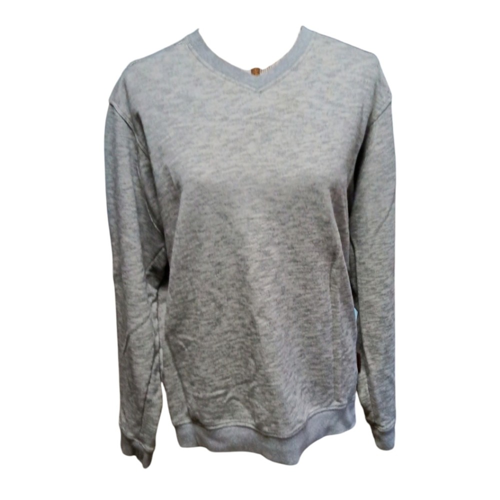 Duluth Trading Co. Heather Gray Crew neck Sweatshirt size M