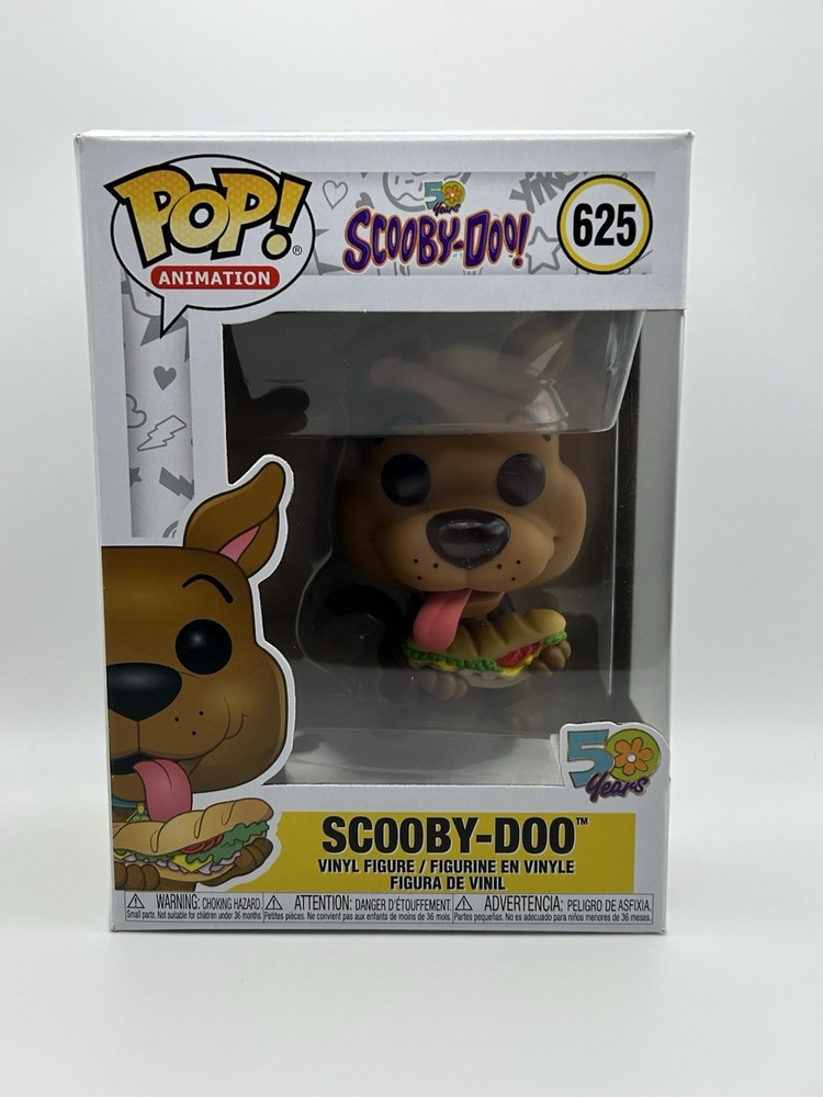 Funko Pop! Scooby-Doo with Sandwich #625 - 50 Years - Vaulted w/ Protector