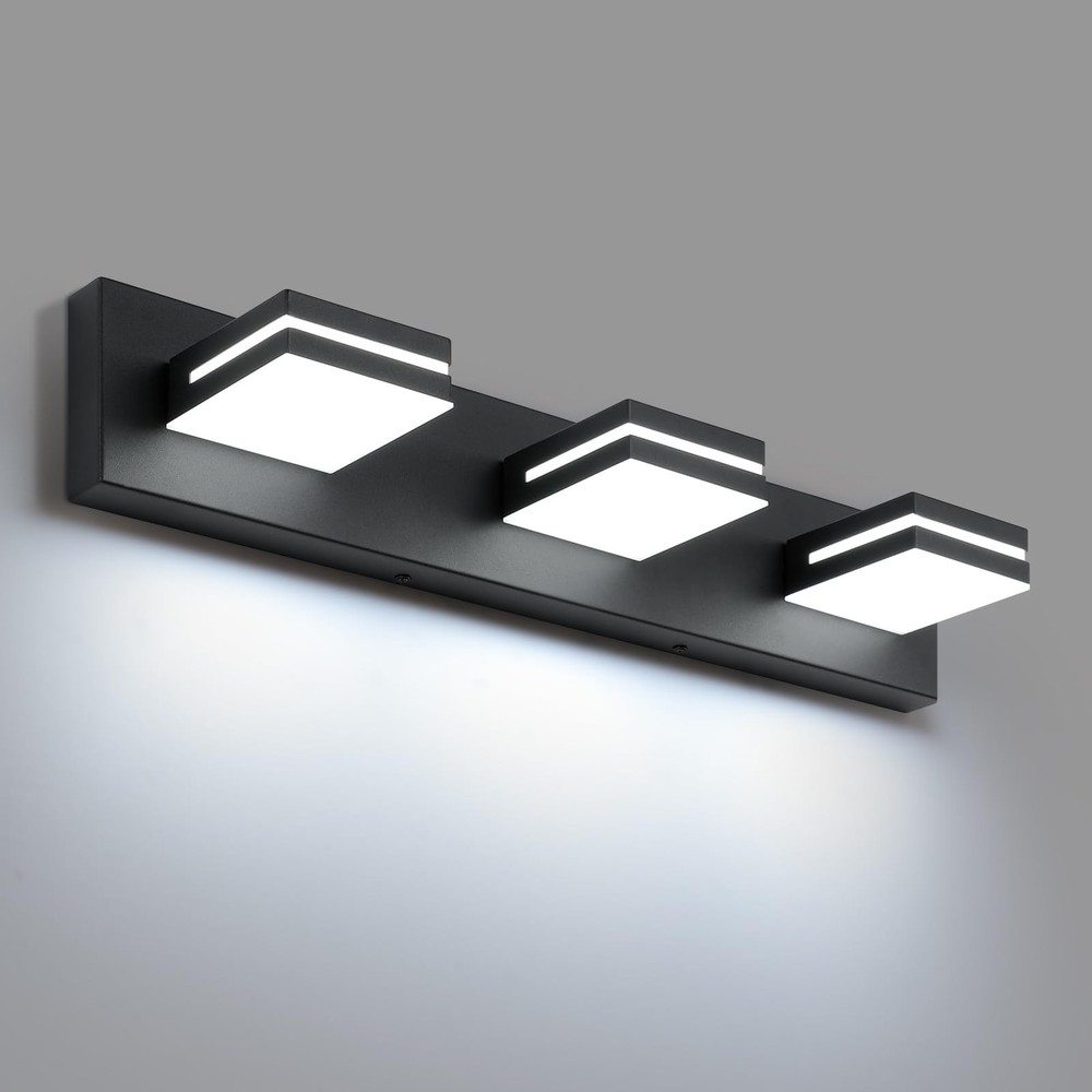 SineRise LED Modern Bathroom Vanity Light Fixtures, Modern Acrylic Bathroom W...