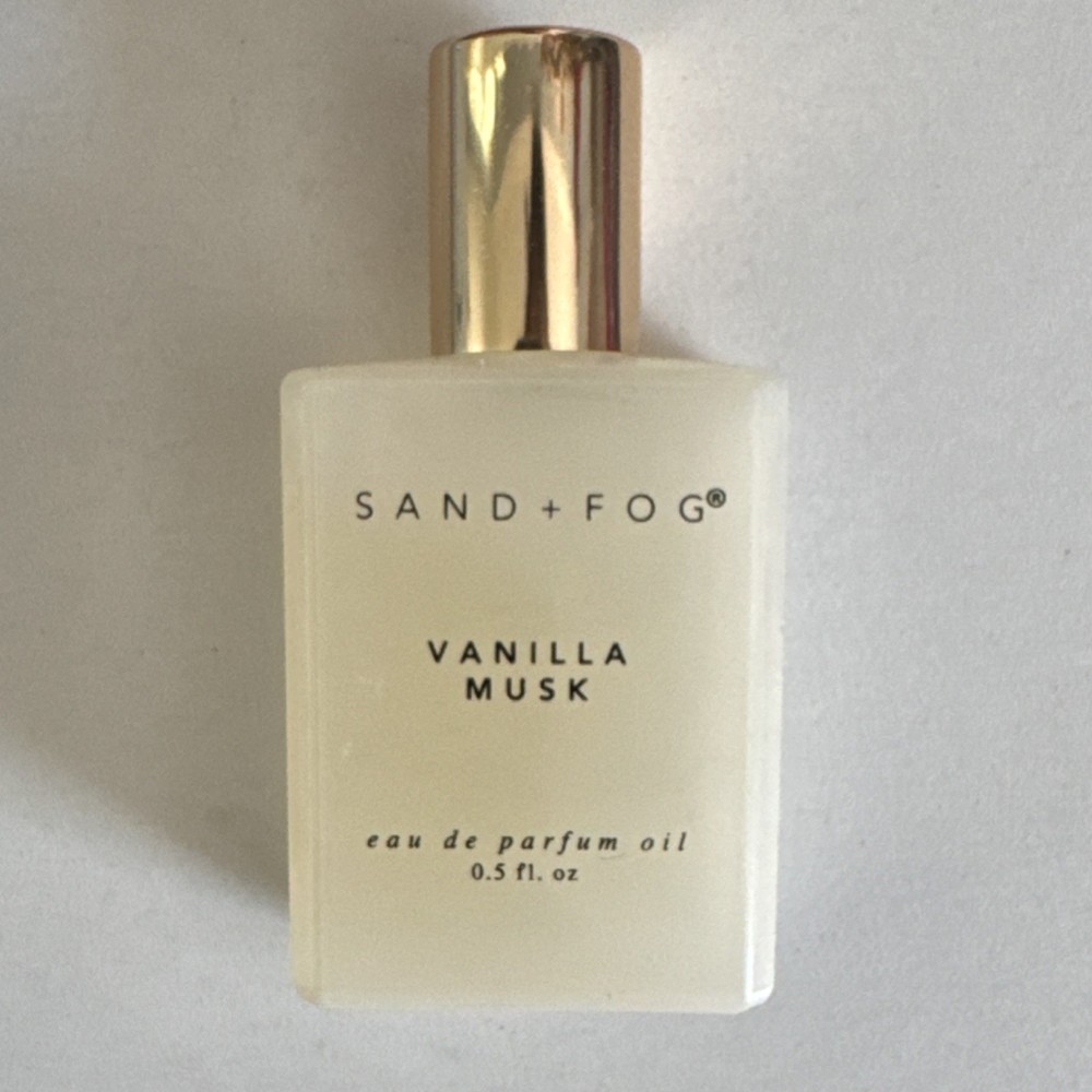 SAND+FOG Bloom & Vanilla Musk Eau de Parfum Oil 0.5 fl. oz, Vanilla Musk Scent