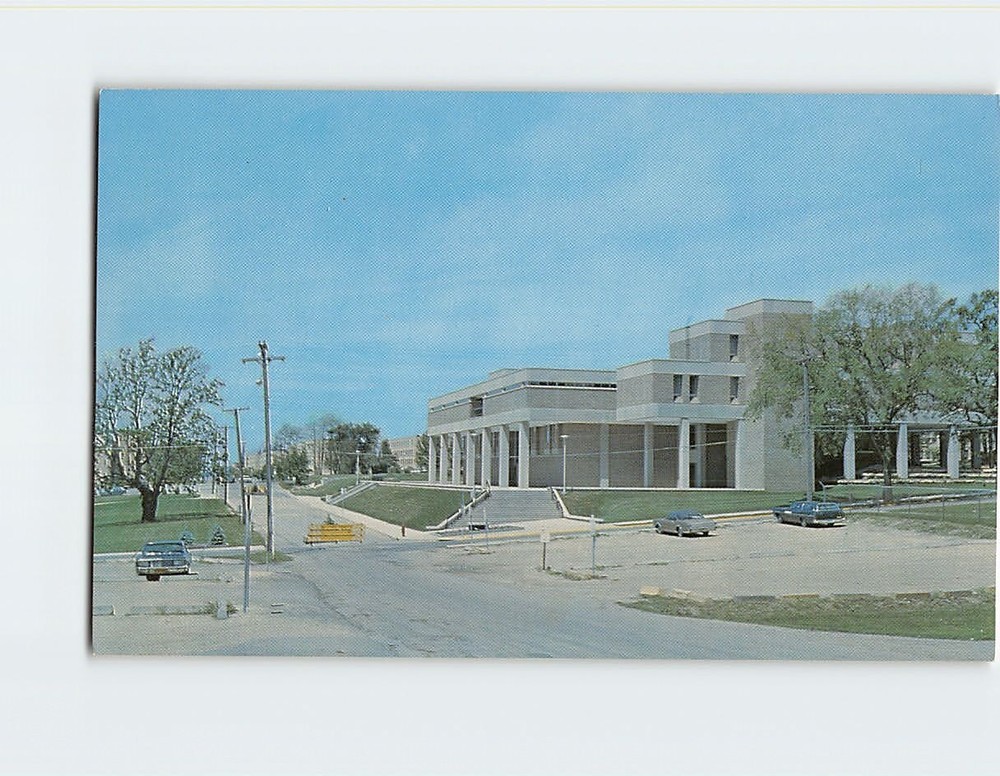 Postcard The Eton Karrmann Library University Of Wisconsin Platteville Wisconsin