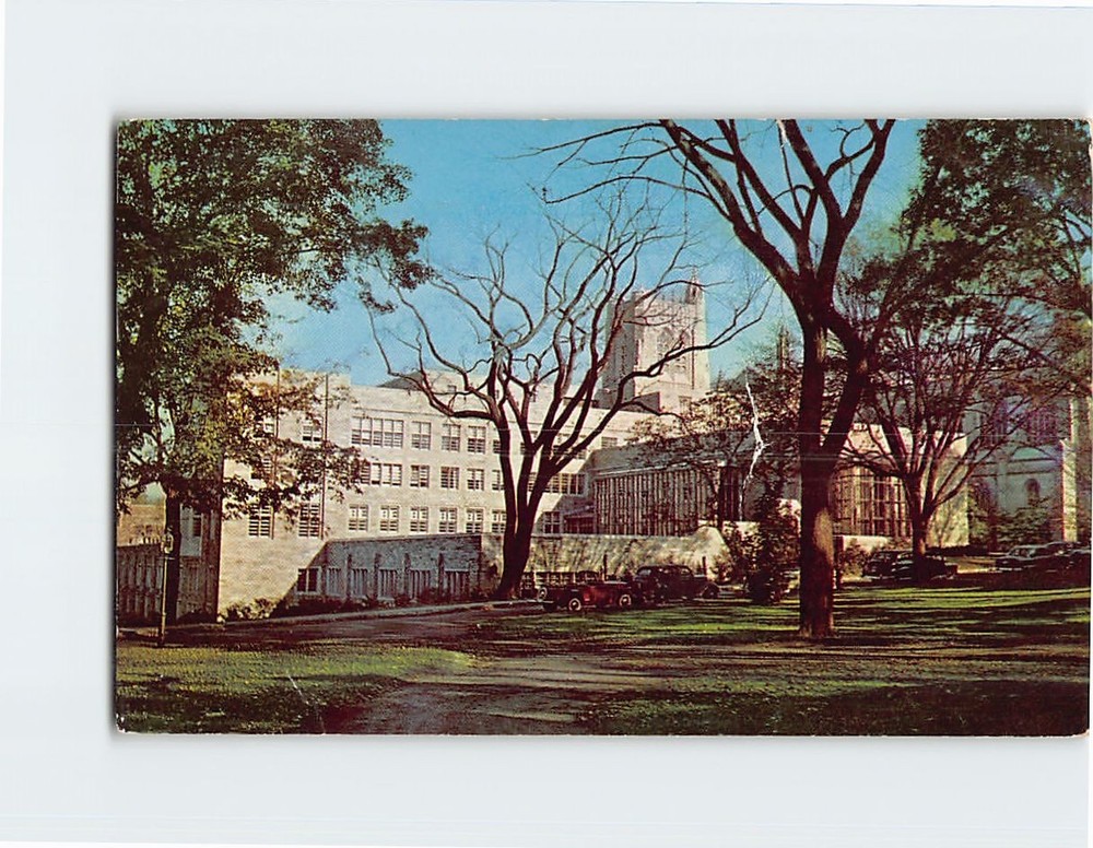 Postcard Harvey S. Firestone Memorial Library Princeton University Princeton NJ