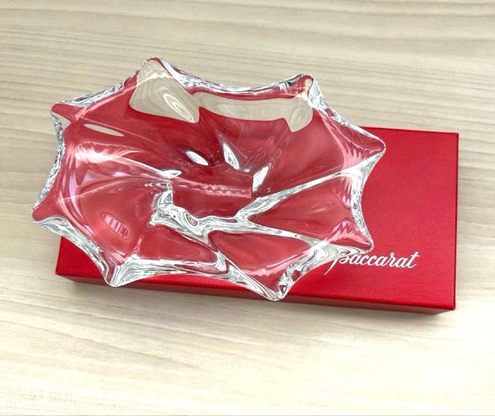 Baccarat Cadix Crystal Glass Accessory Box 18cm Made in France