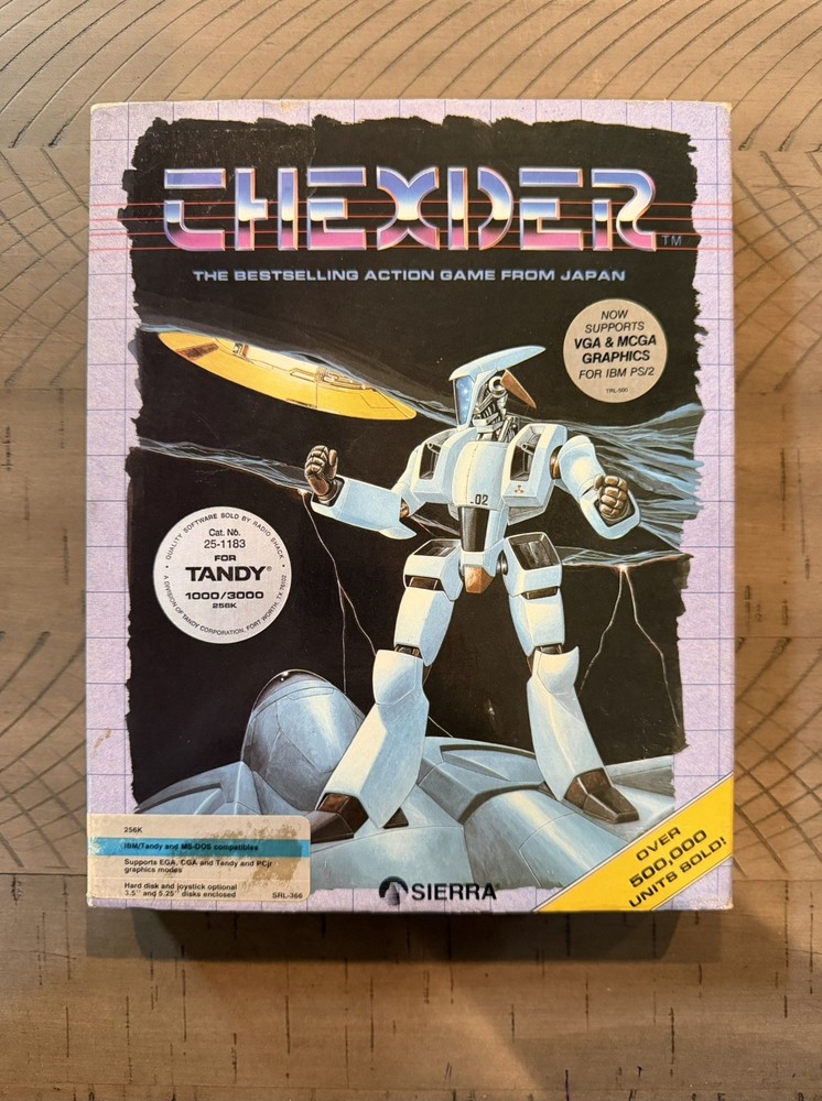 THEXDER IBM Game by Sierra Big Box COMPLETE, 1987