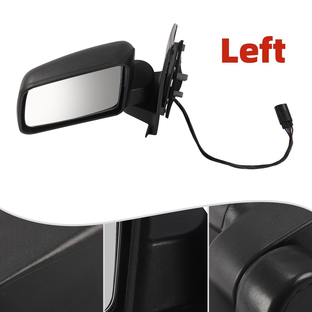 For 2010-2011 Ford Transit Connect Left Driver LH Manual Folding Power Mirror