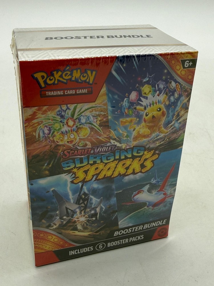 Pokemon TCG Surging Sparks Booster Bundle SEALED 6 PACKSPROBSTEIN123 is actively accepting CONSIGNMENTS !!