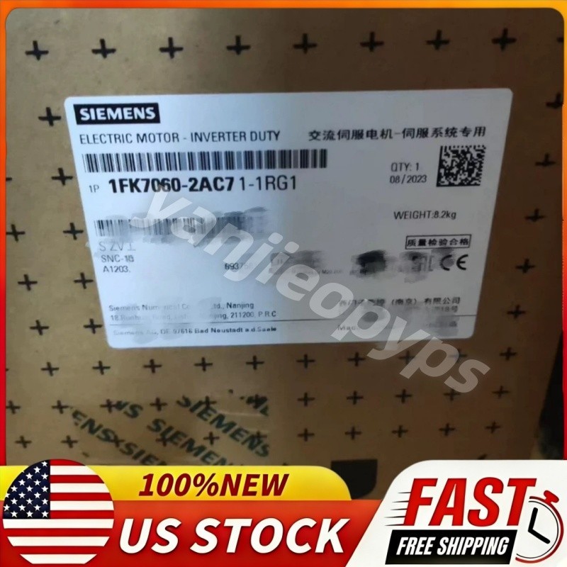 1PC New Factory Sealed Siemens Servo Motor 1FK7060-2AF71-1RG1 Fast Delivery