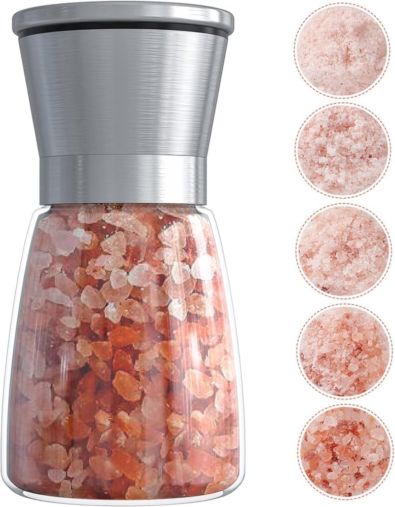 Premium Stainless Steel Salt and Pepper Grinder with Ceramic Blades