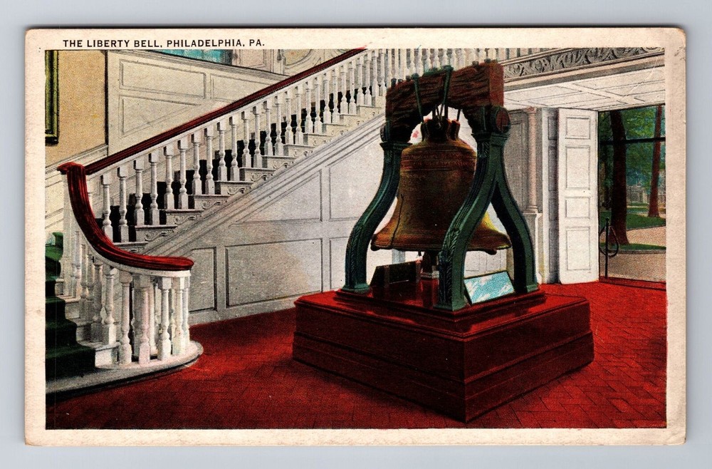 Philadelphia PA-Pennsylvania, The Liberty Bell, Antique, Vintage Postcard