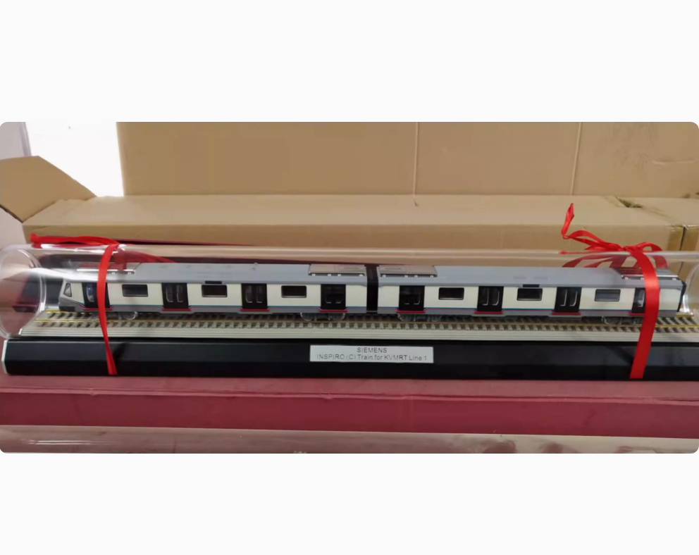 1:87 SIEMEN INSPIRO(C) Train for KVMRT Line 1 Metro Subway Railway Diecast Model