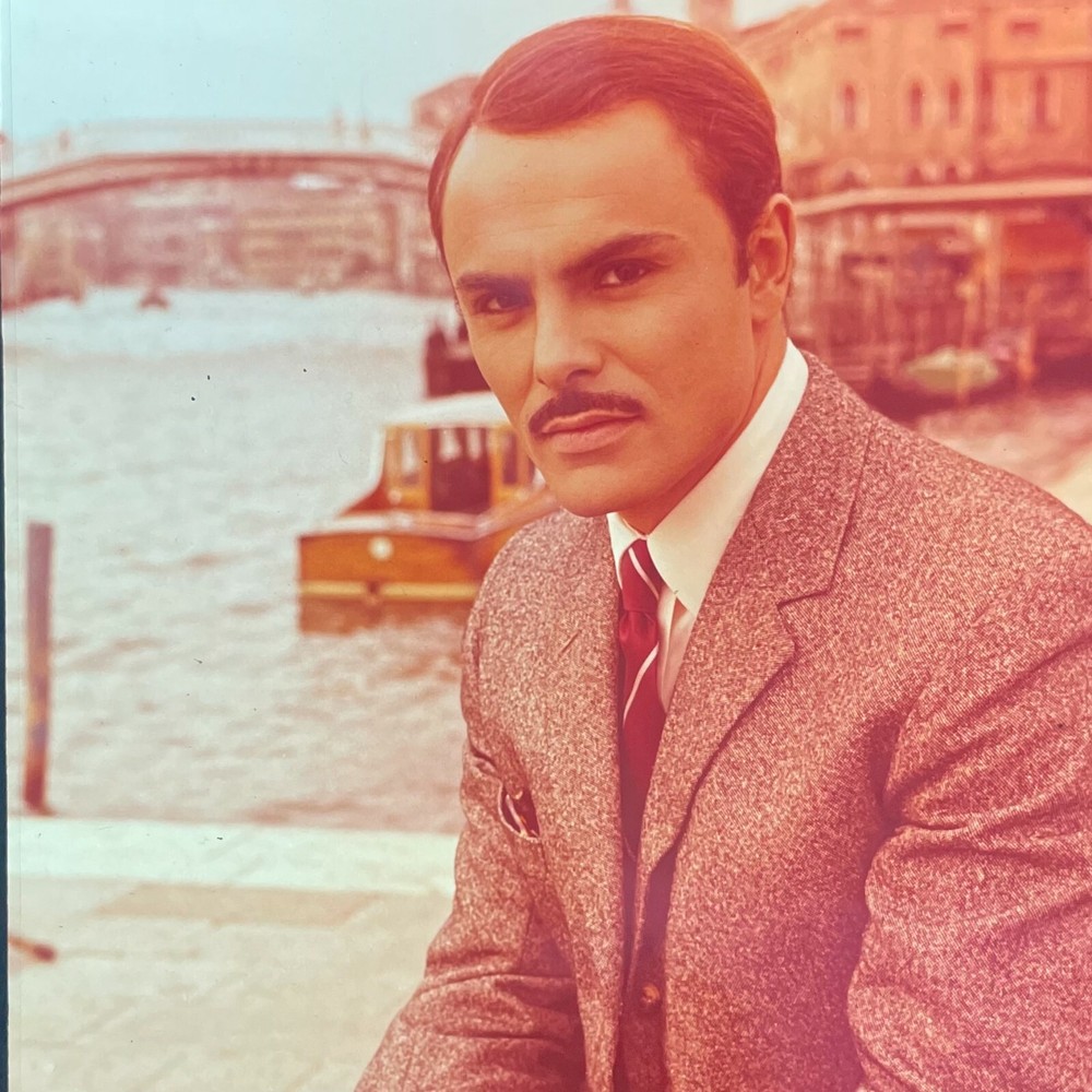 John Saxon Istanbul  Express Vintage Kodak Film Promotional Transparency 4x5 in