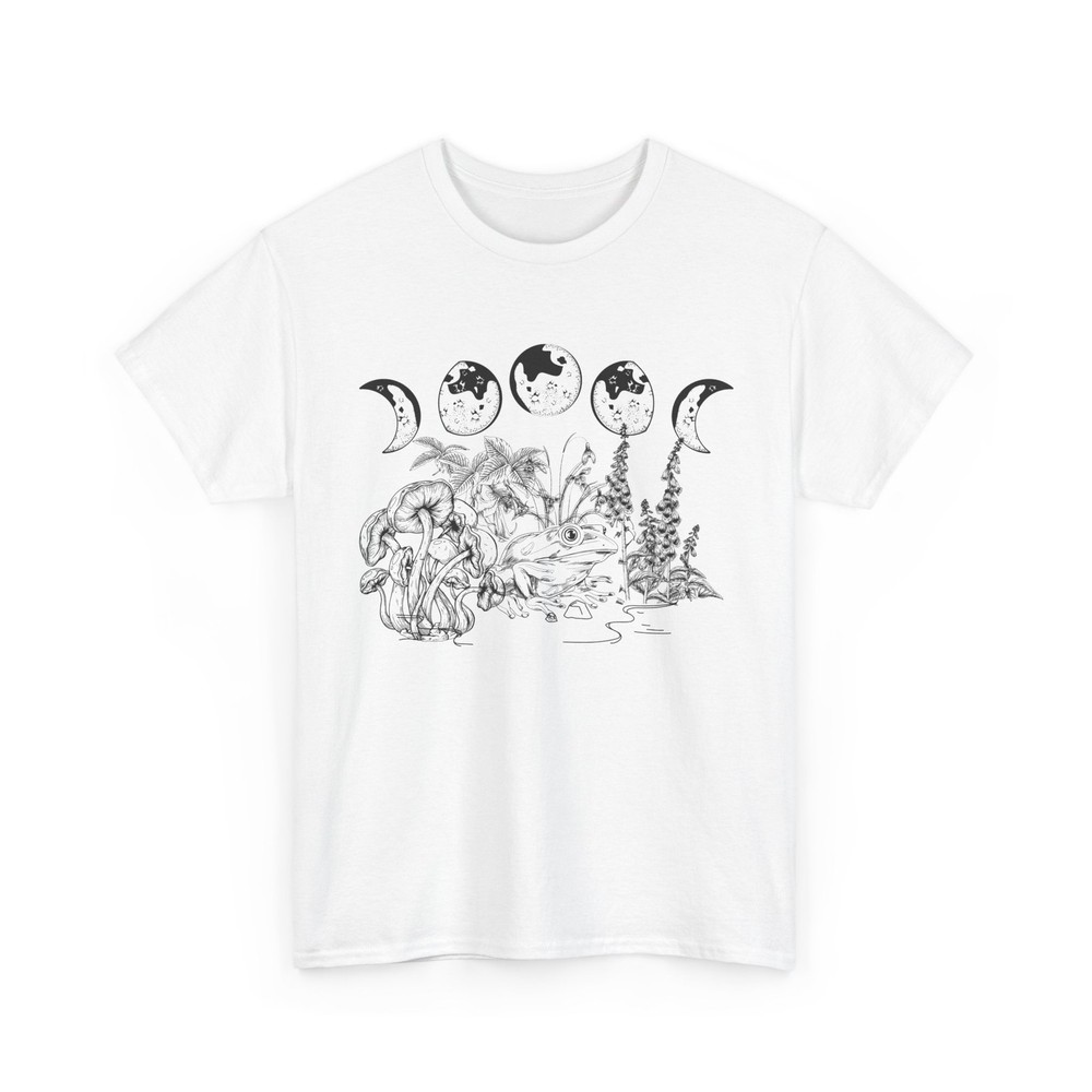 Mushroom Frog T-Shirt, Cottagecore Aesthetic Fungi Lovers Women Men Shirt
