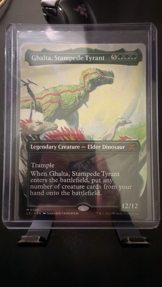 Wizards of the Coast MTG Ghalta, Stampede Tyrant 0326 Borderless Mythic ENG
