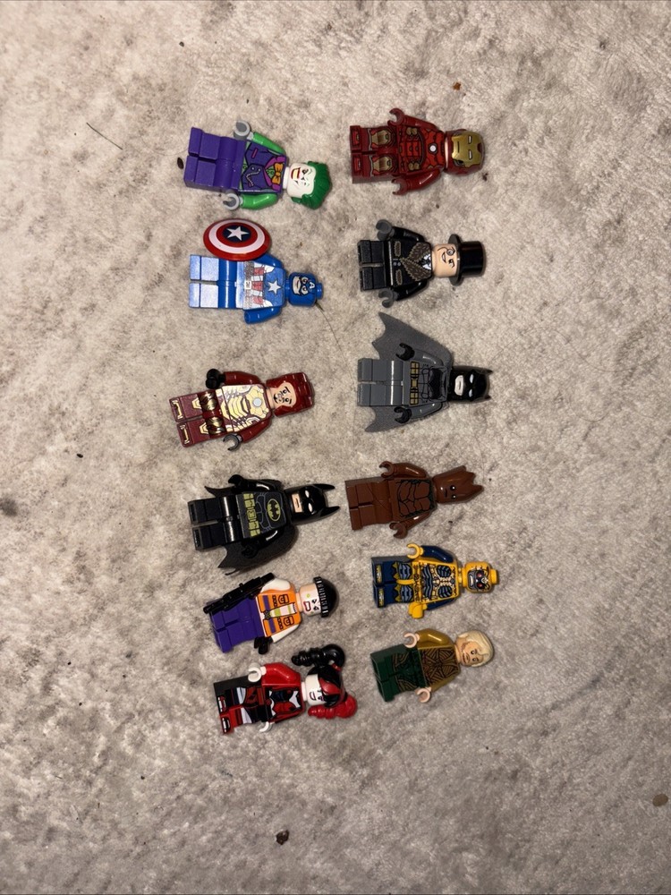 LEGO Superhero Lot Minifigures Accessories From Marvel & DC