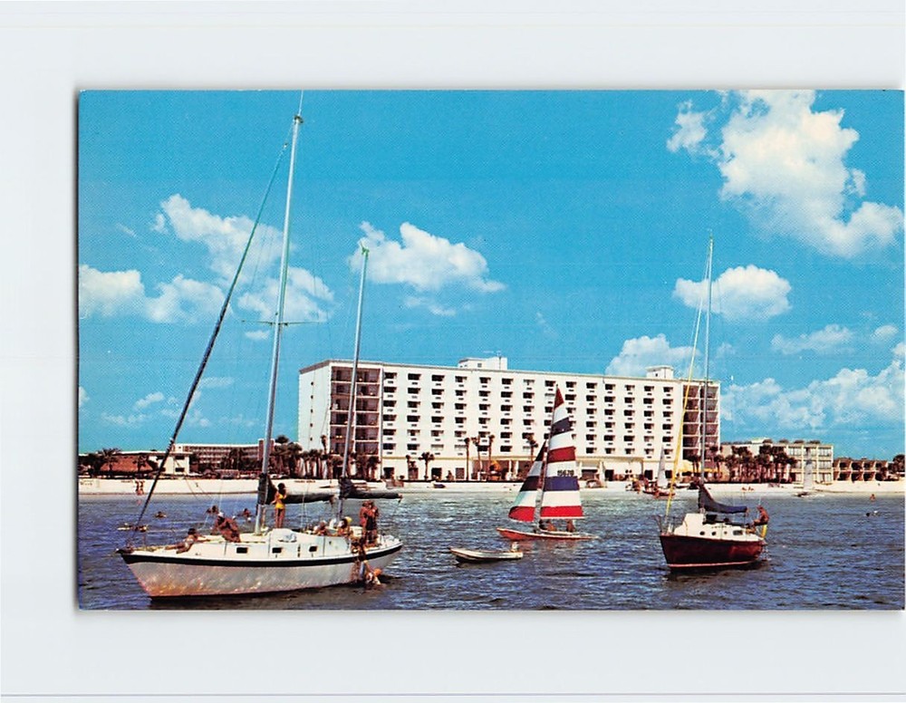 Postcard Breckenridge Resort Beach Club St. Petersburg Florida USA