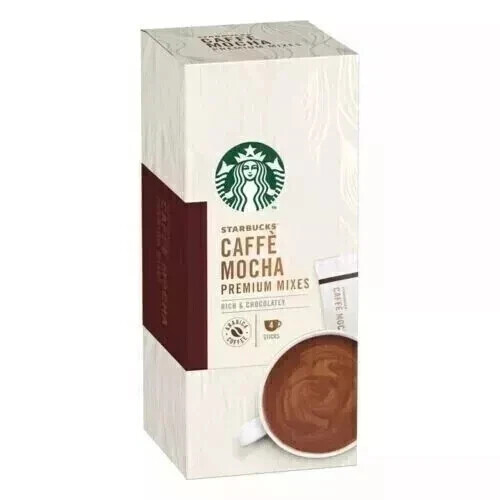 Starbucks Caffe Mocha Coffee Mix 4 Sticks 22g Rich Chocolatey Premium Blend