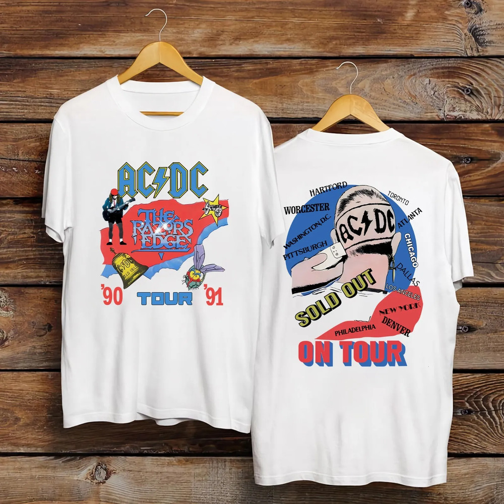 AC-DC The Razors Edge Tour 90-91 T-Shirt