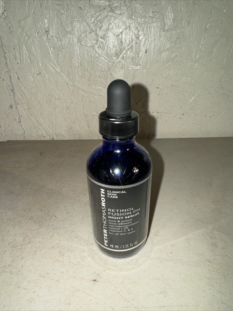 Peter Thomas Roth Mega-Size Retinol Fusion PM Night Serum 3.3oz Sealed