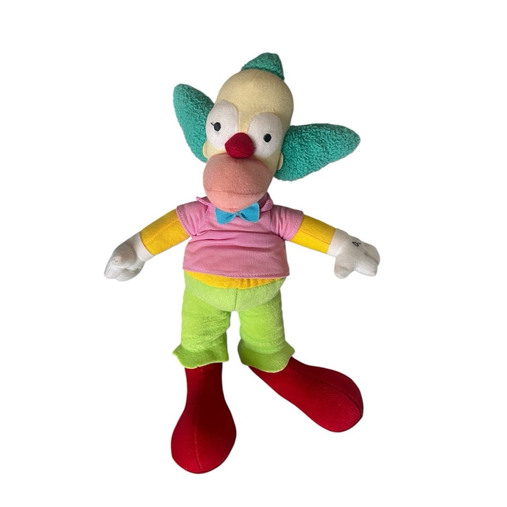 Krusty The Clown Plush Simpsons Universal Studios 2017 Matt Groening Doll 12”