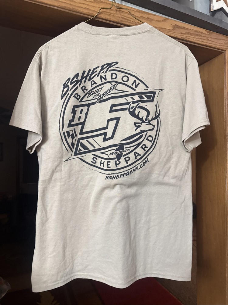 Brandon Sheppard #B5 Racing Graphic T-Shirt Size Large Late Model Dirt Car