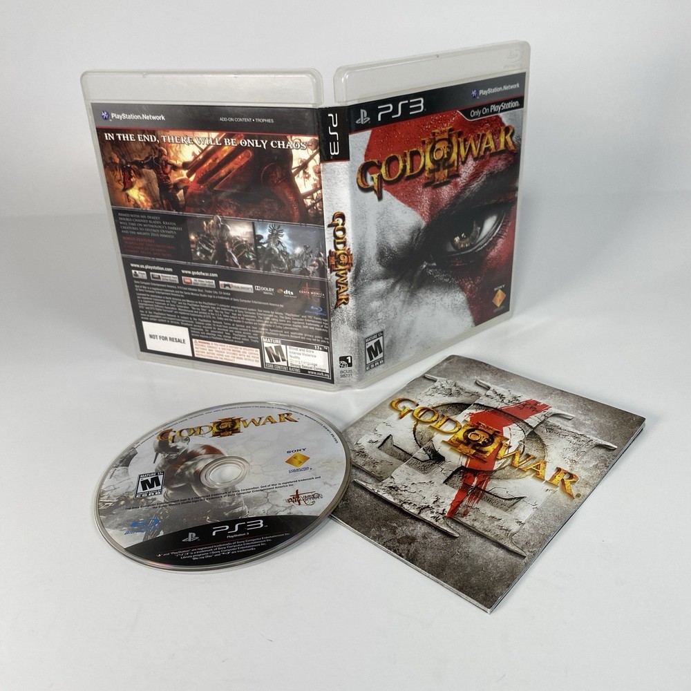 God of War III (Sony PlayStation 3) PS3 Complete w/ Manual CIB TESTED WORKS