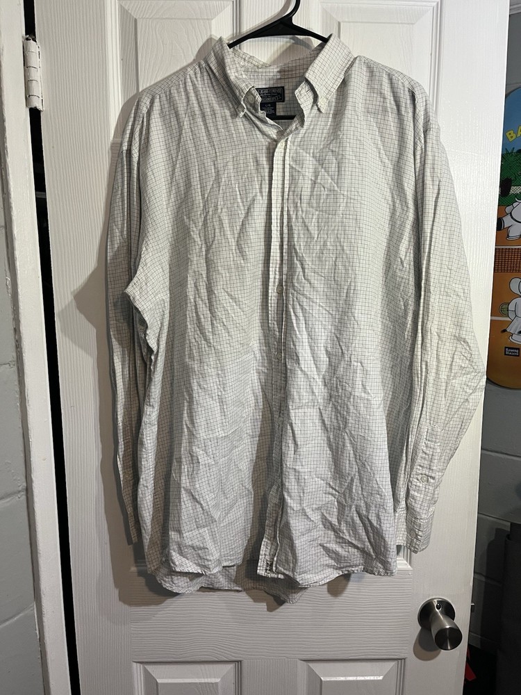 Ralph Lauren Polo Jeans Co Button Up Shirt Men’s Size Large White Long Sleeve