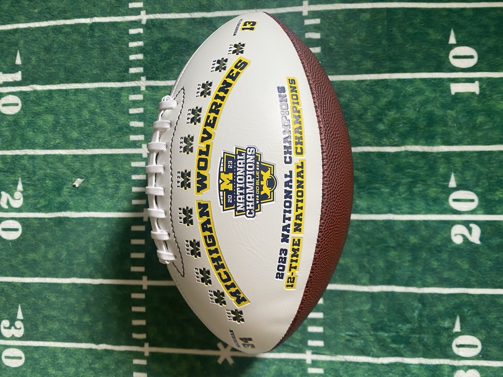 Michigan Wolverine’s National Champions commemorative Football