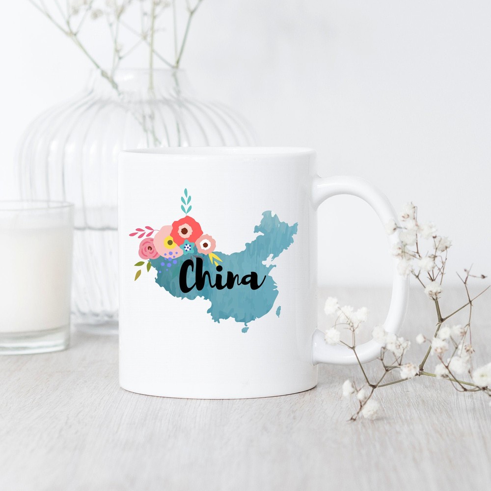 Chinese Pride Coffee Mug with China Map Design – Perfect Gift