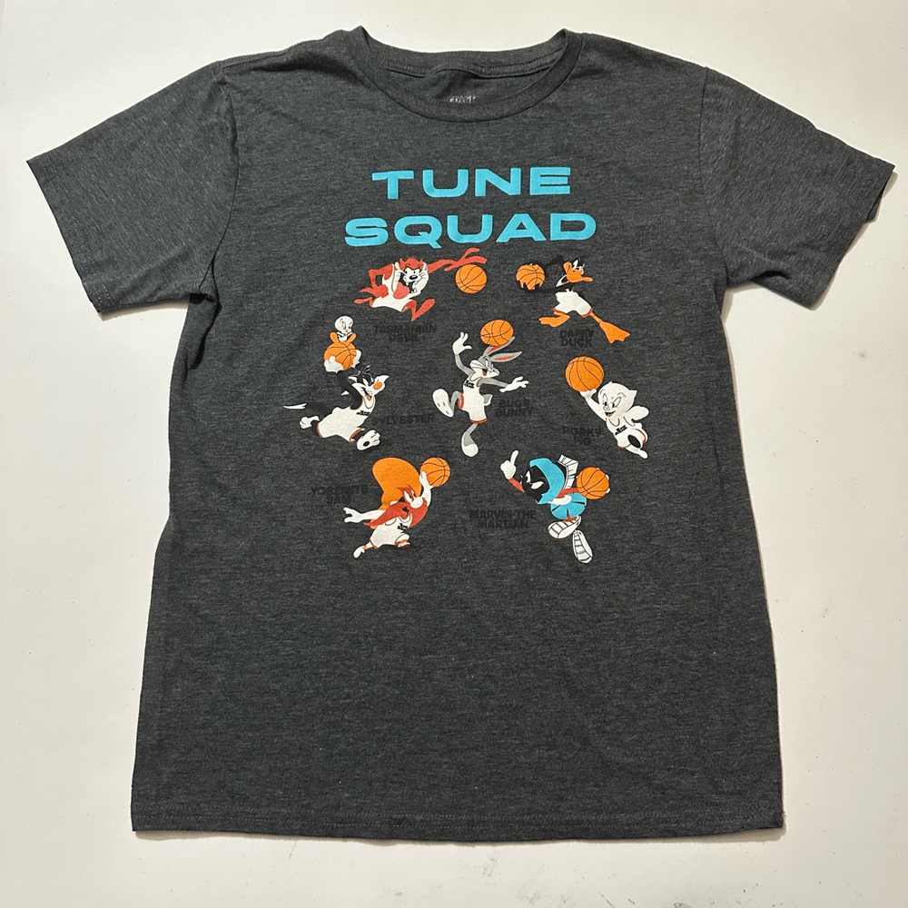 Space Jam Gray Short Sleeve T-Shirt for Youth Size 2XL