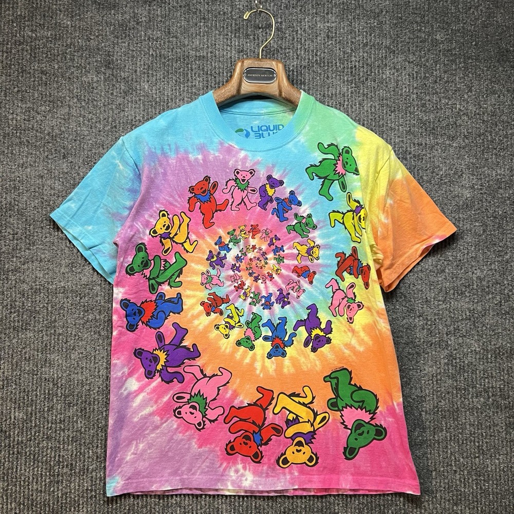 Grateful Dead Bears Tie Dye T Shirt Mens Medium Rock Jerry Garcia Trippy