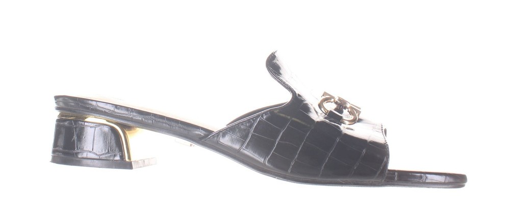 Women's Croc Embossed Black Heels Size 10 by Ninety Union (7834120)