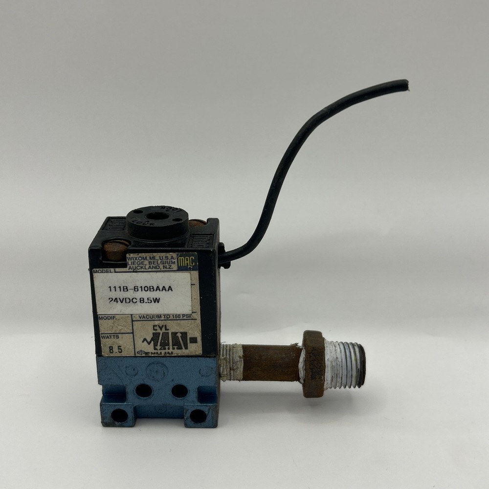 MAC Valves 111B-610BAAA 24VDC 8.5Watts Solenoid Valve