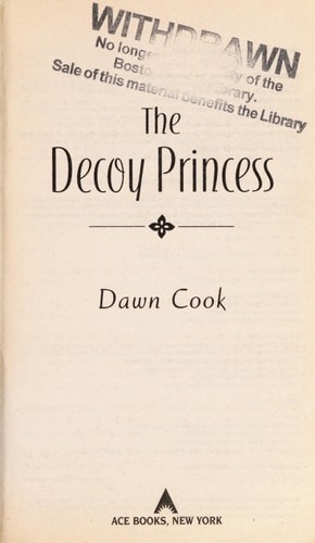 The Decoy Princess by Cook, Dawn, Good Book