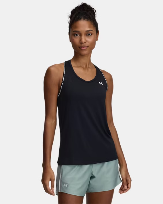 Under Armour, Tank Top, Tech Knockout Tank, Black, Women's, Size L