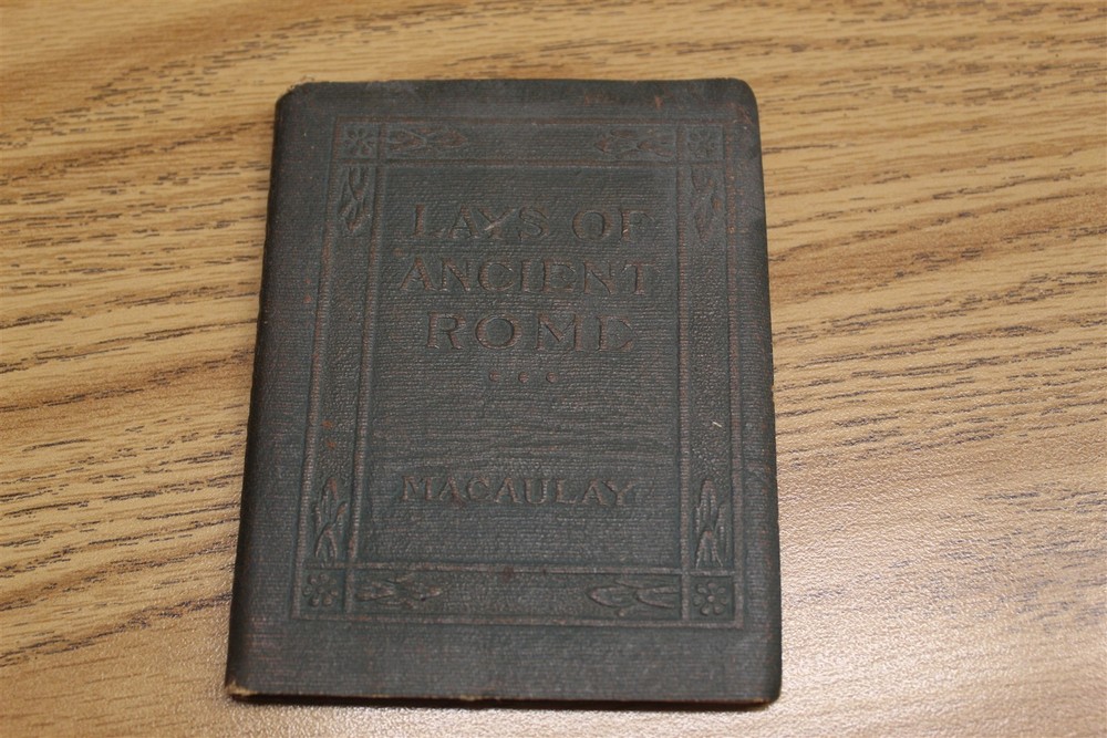 Little Leather Library Lays Of Ancient Rome - Macaulay Green Cover