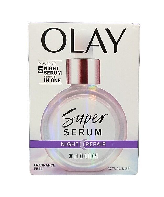 Olay Super Serum Night Repair Face Serum - Fragrance Free - 1.0 fl oz